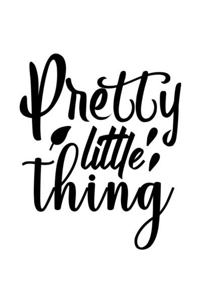 StoryGift Romania Sticker Exterior pentru micutii carora le oferi afectiune cu mesajul in engleza "Pretty li