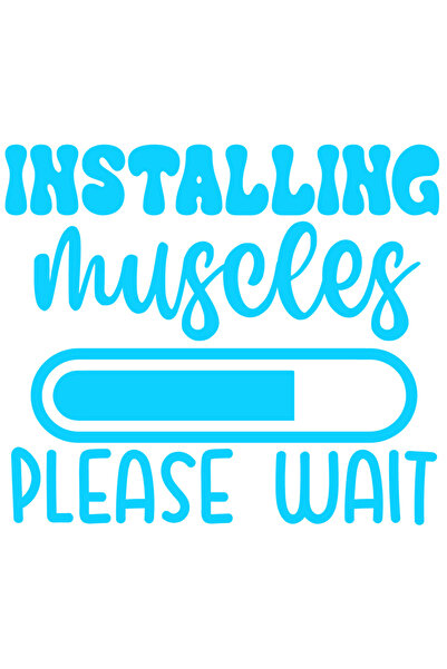 StoryGift Romania Sticker Autocolant 70CM Exterior cu textul "Installing musc...