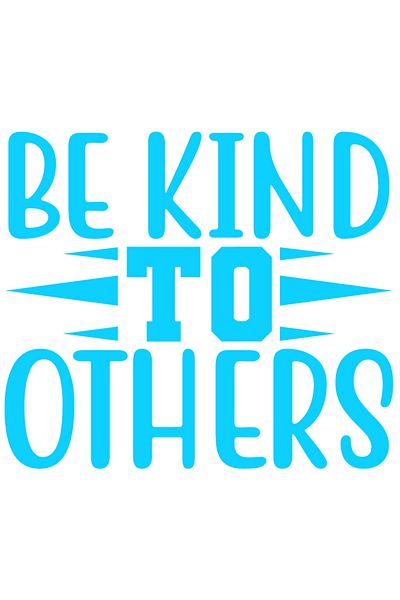StoryGift Romania Sticker Exterior cu mesajul in engleza "Be kind to others" - fii bun cu ceilalti , Vinyl A