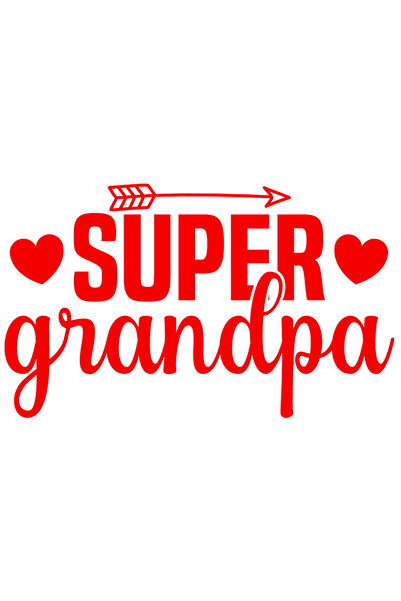 StoryGift Romania Sticker Eticheta 50CM Exterior cu inimioare pentru un bunic...