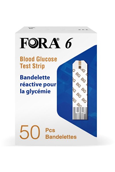 FORA 6 Blood Glucose Test Strips 50pcs