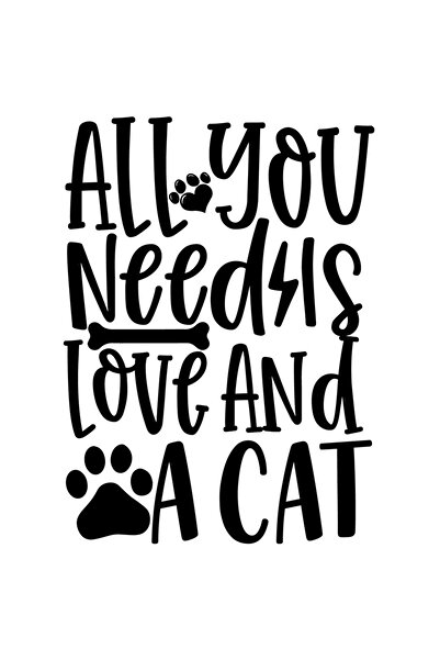 StoryGift Romania Sticker Autocolant 30CM Exterior cu labute pentru cei care au nevoie doar de iubire si de o pi