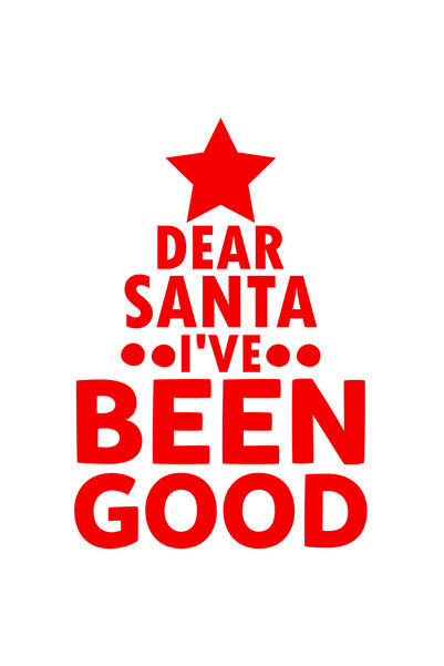 StoryGift Romania Sticker Autocolant 30CM Exterior cu mesajul "Dear Santa, I'...
