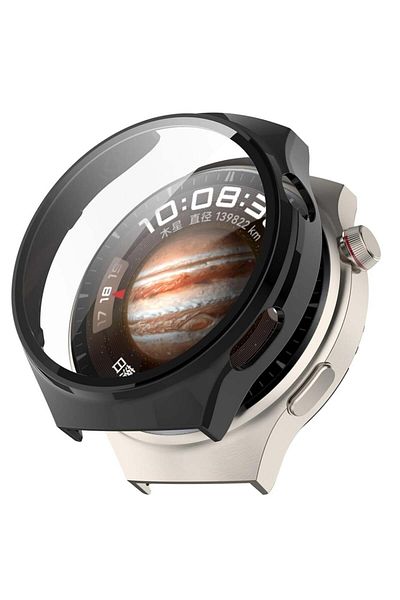 SKYDDAR INNOVATION 360° Ultra-thin Anti-shock Protective Case For Huawei Watch 4 Pro, Full Screen - Black