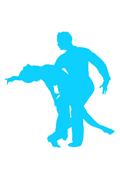 StoryGift Romania Sticker Eticheta 40CM Exterior cu o femeie si un barbat car...