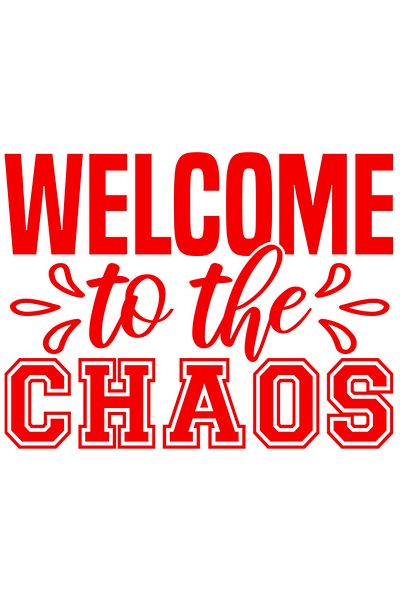 StoryGift Romania Sticker Autocolant 70CM Exterior cu mesajul in engleza "Welcome to the chaos" - bun-venit in h