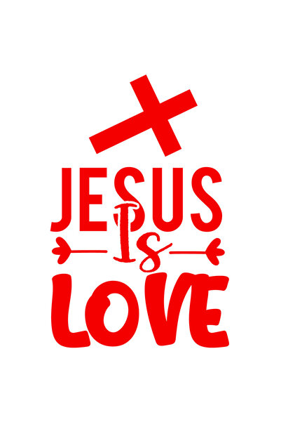 StoryGift Romania Sticker Eticheta 40CM Exterior cu mesajul in engleza "Jesus...