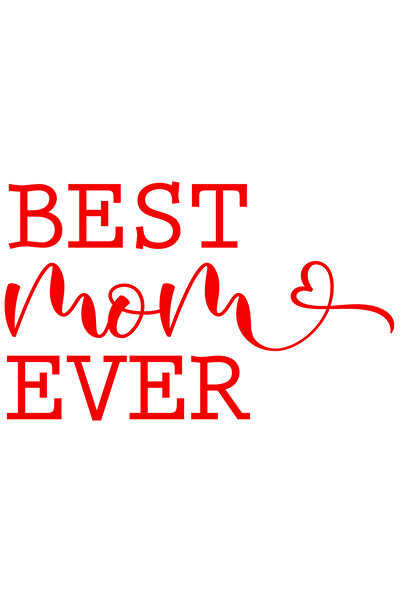 StoryGift Romania Sticker Exterior cu inimioara pentru cea mai buna mama care...