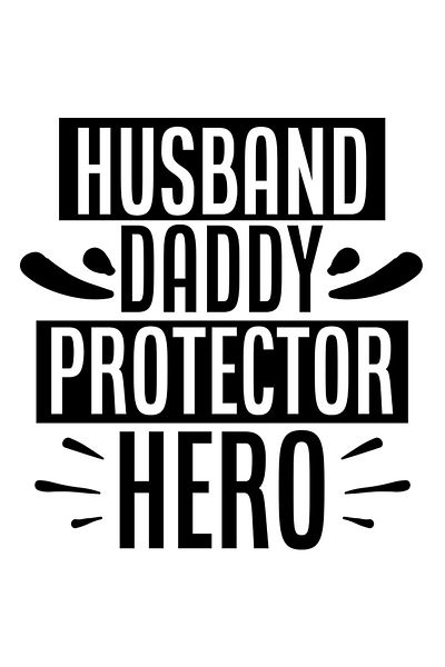 StoryGift Romania Sticker Eticheta 40CM Exterior cu textul "Sot, tatic, protector si erou" , Vinyl Negru, 40 cm