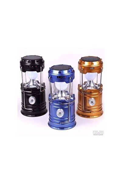 Ipone Nanopro Şarjlı Kamp Lambası Güneş Enerjili Kızaklı Kamp Feneri Lamba Işıldak Mini Boy