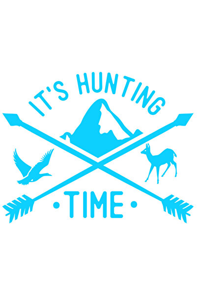 StoryGift Romania Sticker Exterior cu sageti si mesajul "It's hunting time" -...