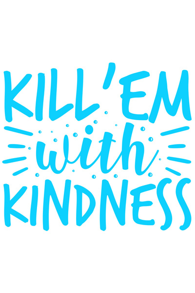 StoryGift Romania Sticker Eticheta 40CM Exterior cu mesajul in engleza "Kill ...