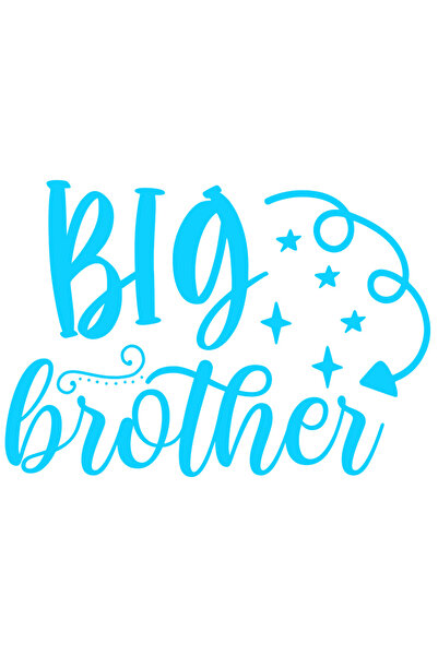 StoryGift Romania Sticker Autocolant 70CM Exterior pentru un frate mai mare a...