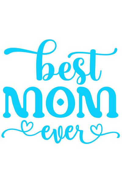 StoryGift Romania Sticker Eticheta 40CM Exterior cu inimioare pentru cea mai buna mama dintotdeauna - iubita si