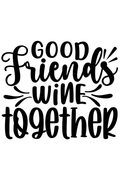 StoryGift Romania Sticker Autocolant 30CM Exterior cu mesajul "Prietenii buni...