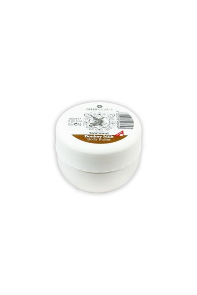 Fresh Secrets Unt de corp cu lapte de măgăriță și ulei de cocos, testat dermatologic, 60ml