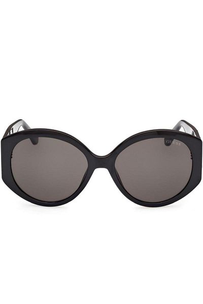 Guess Ochelari de soare pentru femei GU7917 01A, Plastic, Negru, 56 mm