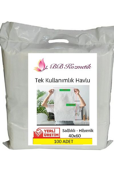 BB KOZMETİK Disposable Towel (40x60) 100 Pieces
