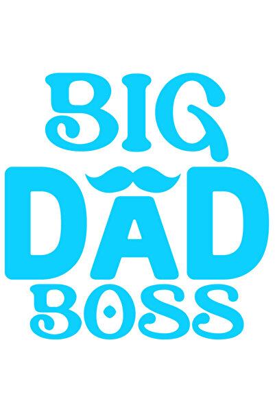 StoryGift Romania Sticker Autocolant 30CM Exterior pentru un tata care este mare patron/sef , Vinyl Albastru, 30 cm