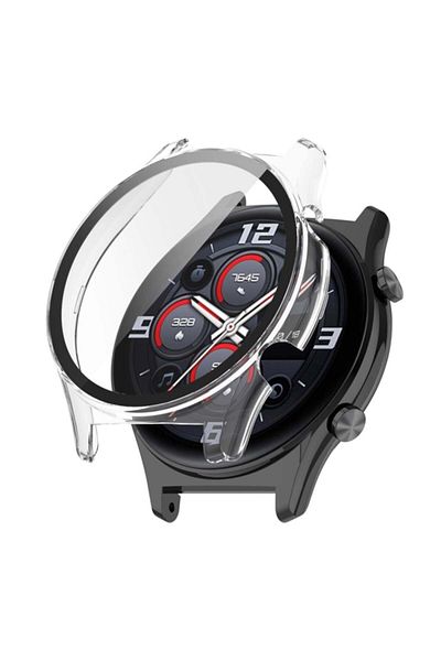SKYDDAR INNOVATION 360° Ultra-Thin Anti-Shock Protective Case for Honor Watch GS 3, Full Screen - Transparent