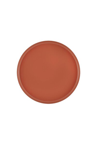 The Mia Limoges Ahşap Ayaklı Tabak Terracota 21x7 cm