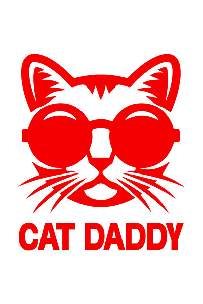 StoryGift Romania Sticker Adeziv 90CM Exterior cu o pisicuta cu ochelari si t...