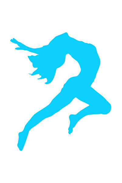 StoryGift Romania Sticker Adeziv 90CM Exterior cu o fata care danseaza bucuro...