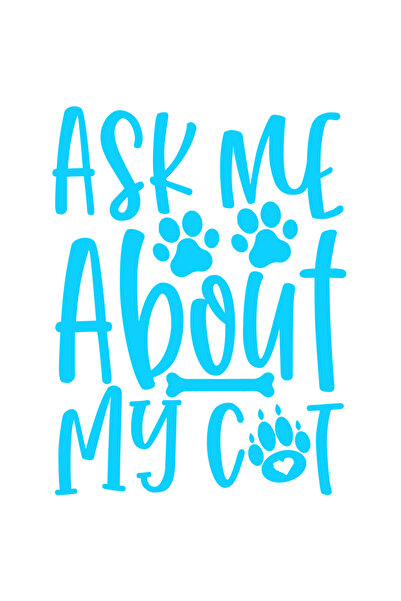StoryGift Romania Sticker Autocolant 70CM Exterior cu textul "Ask me about my...