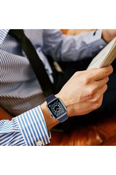 SKYDDAR INNOVATION 360° Ultra-Thin Case for Xiaomi Mi Band 4 / 5 / 5 NFC / 6 / 6 NFC, Full Screen - Transparent