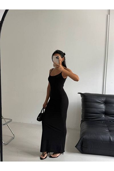Secret Passion Lingerie Rochie maxi pentru femei cu bretele subțiri reglabile de sezon nou 52225061