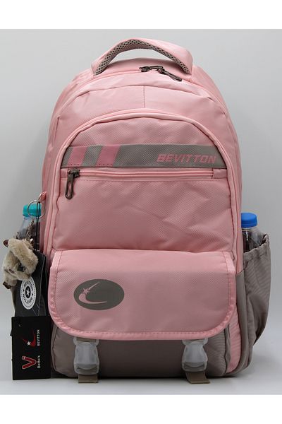 Bevitton Bvt-34300 Σχολική τσάντα σε σκόνη-μινκ Αδιάβροχο ειδικό υφασμάτινο σχολικό σακίδιο