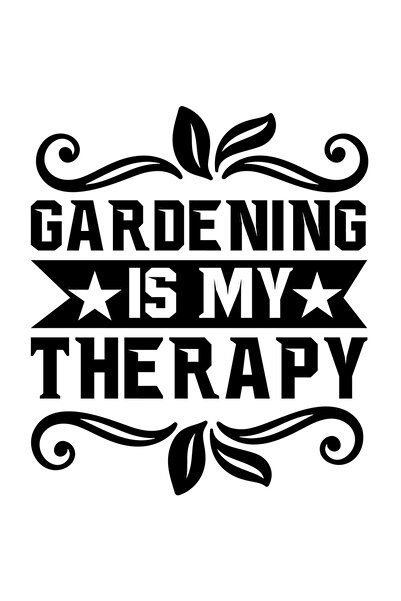 StoryGift Romania Sticker Adeziv 90CM Exterior cu textul "Gardening is my the...