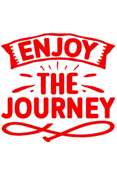 StoryGift Romania Adhesive Sticker 90CM Exterior with the text in English "Enjoy your journey" - enjoy your travels