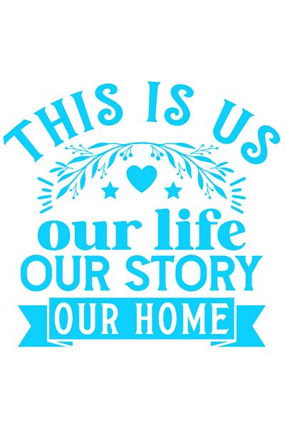 StoryGift Romania Sticker Eticheta 50CM Exterior cu ilustratie in care apare mesajul de iubire in limba engleza