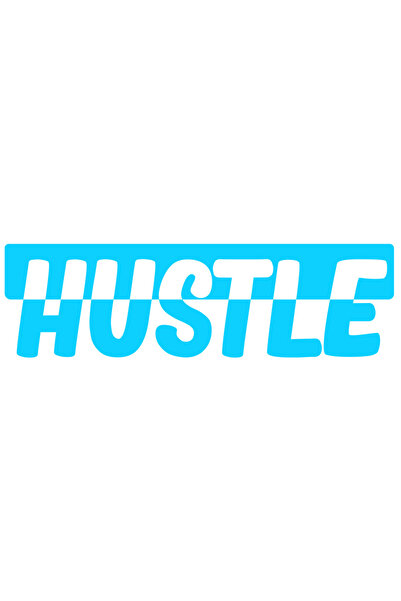 StoryGift Romania Sticker Exterior pentru cei care muncesc din greu cu textul in limba engleza "Hustle" , Vi
