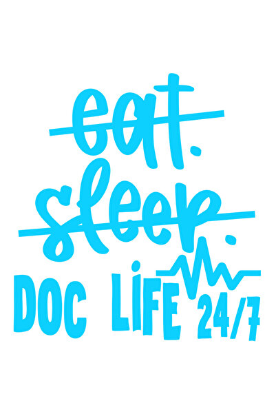 StoryGift Romania Sticker Eticheta 50CM Exterior pentru doctorii care pun mes...
