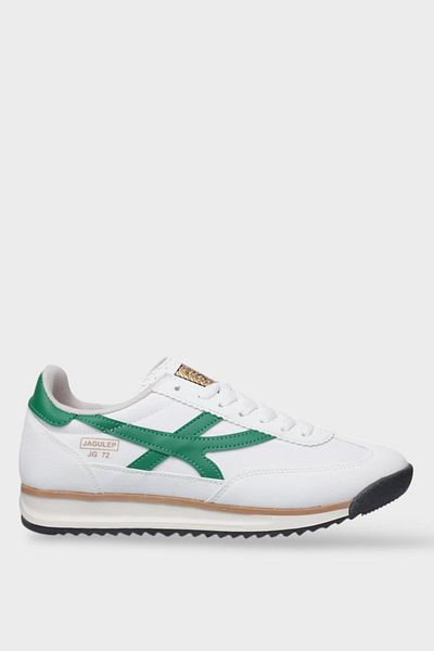 Liger Pantofi sport casual din țesătură Denier de damă ALB - VERDE