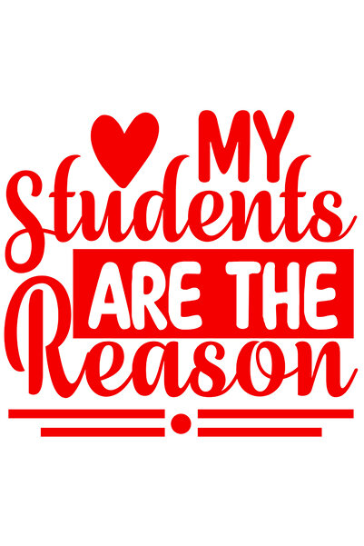 StoryGift Romania Sticker Exterior cu inimioara si mesajul "My students are t...