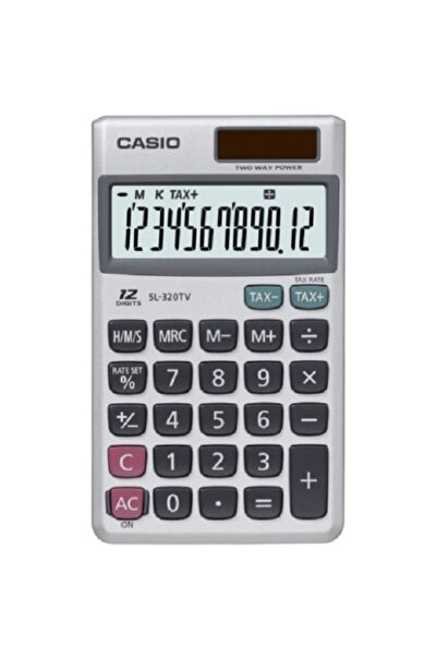Casio SL-320TV 12 HANE CEP TİPİ HES. MAK.