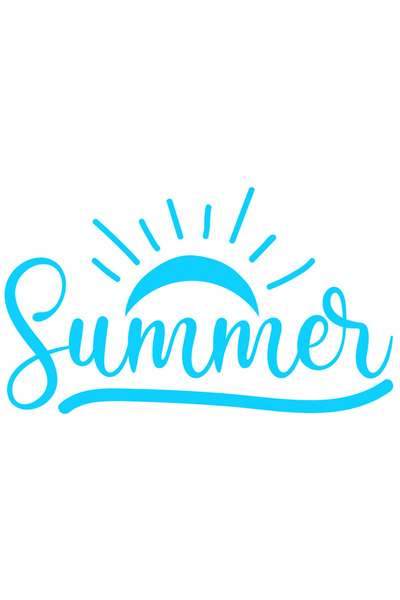 StoryGift Romania Sticker Exterior cu soarele pentru cei care iubesc vara - anotimpul calduros , Vinyl Albas