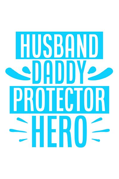StoryGift Romania Sticker Eticheta 40CM Exterior cu textul "Sot, tatic, protector si erou" , Vinyl Albastru, 40 cm