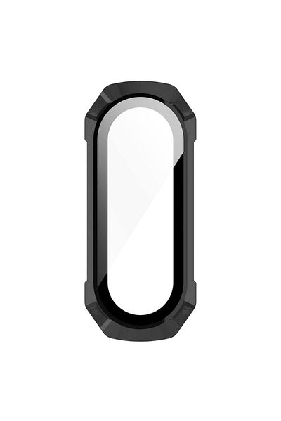 SKYDDAR INNOVATION Carcasă de protecție ultra-subțire 360° pentru Xiaomi Smart Band 7 / 7 NFC, ecran complet anti-șoc - neagră