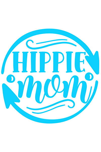 StoryGift Romania Sticker Autocolant 70CM Exterior pentru o mama hippie - iub...