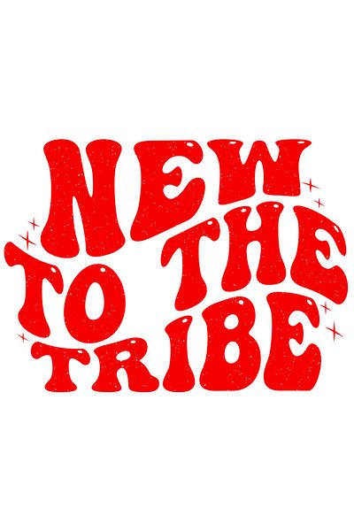 StoryGift Romania Sticker 70CM Exterior for newcomers to the world with the message "New to the tribe" - no