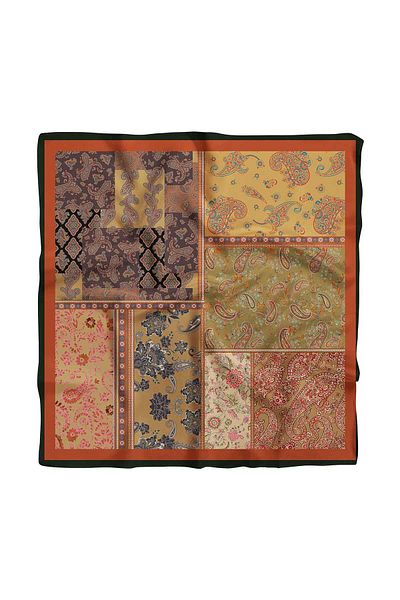 Modabutik Γυναικείο έθνικ μοτίβο 50x50 Bandana Hyl Dg01272-22