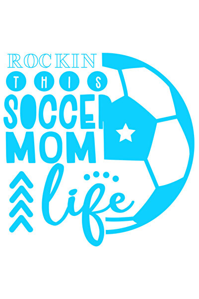 StoryGift Romania Sticker Autocolant 70CM Exterior pentru o mama de fotbalist...