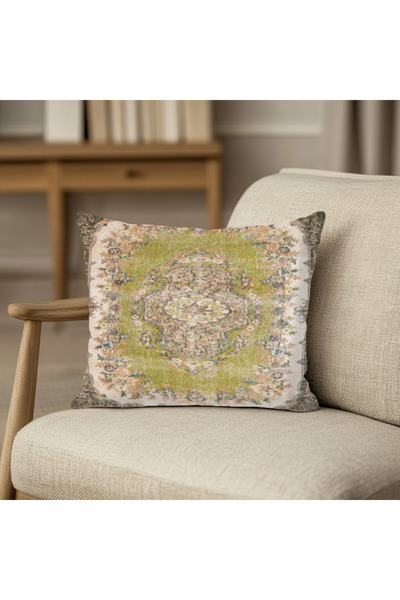 TURKISHRUG KINGDOM Vintage Kilim Desenli Kırlent Kılıfı Kare