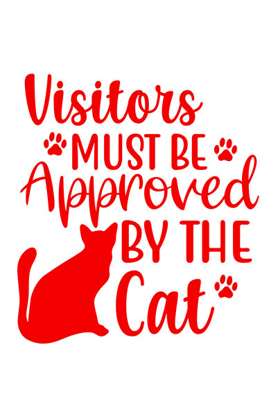 StoryGift Romania Sticker Autocolant 70CM Exterior cu o pisica si mesajul "Vi...