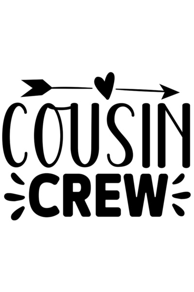 StoryGift Romania Sticker Eticheta 40CM Exterior cu textul in engleza "Cousin...