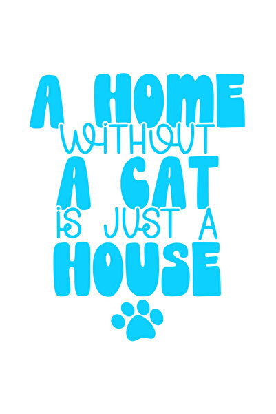 StoryGift Romania Sticker Adeziv 90CM Exterior cu textul ""Acasa" fara o pisi...